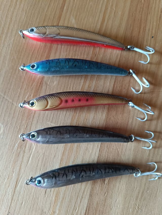 5 Señuelos Pesca Blue Fox