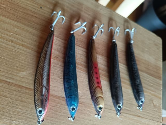 5 Señuelos Pesca Blue Fox