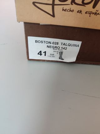 Botas Yokono negras altas