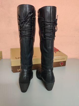 Botas Yokono negras altas