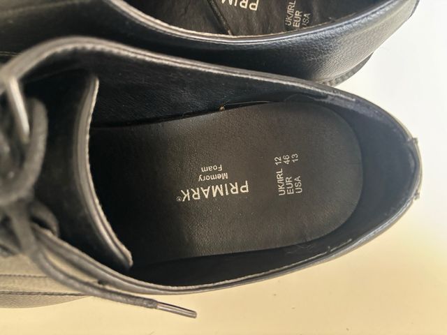 Zapatos Primark negros, talla 46