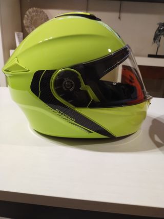 Casco moto Axxis amarillo