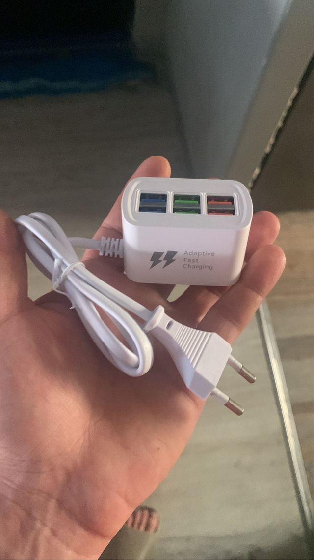 Cargador USB 6 puertos - Carga rápida