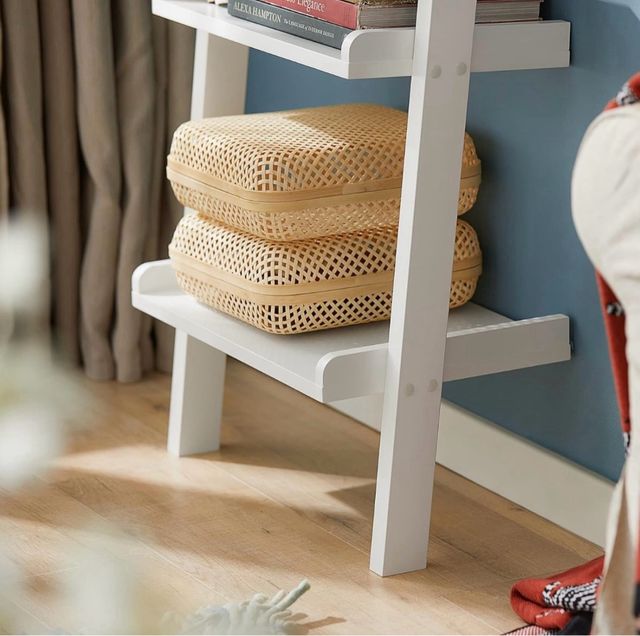 Estantería Escalera Blanca - 5 Estantes