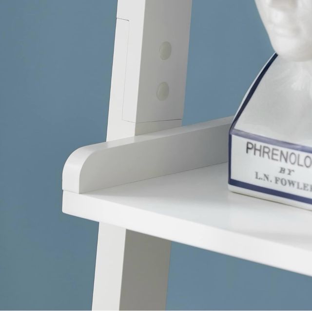 Estantería Escalera Blanca - 5 Estantes