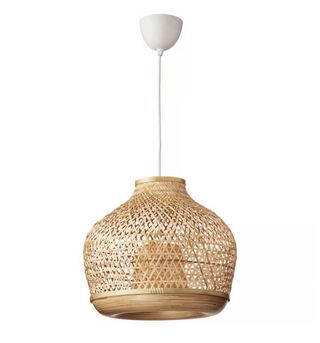 Lámpara de techo de bambú IKEA