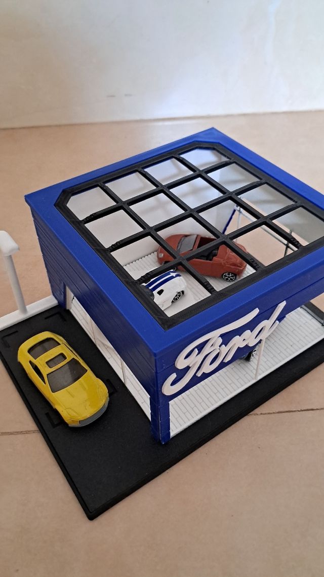 Diorama Concesionario Ford Hot Wheels