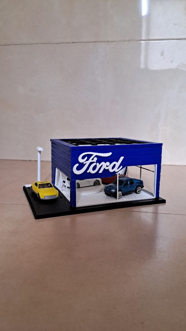 Diorama Concesionario Ford Hot Wheels