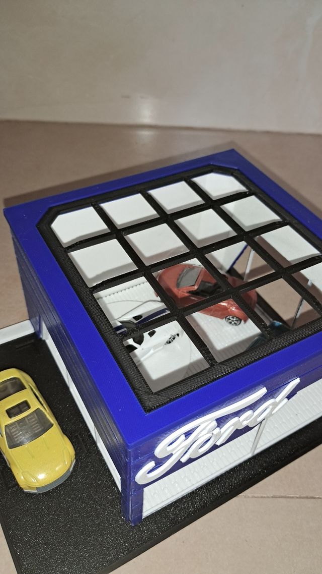 Diorama Concesionario Ford Hot Wheels