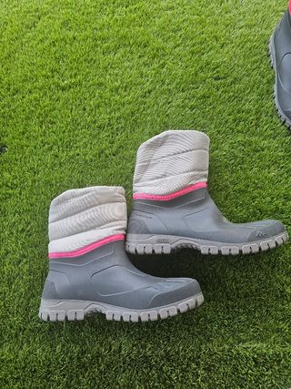 Botas Decathlon nieve - grises y negras