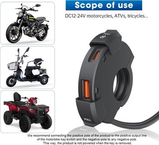Cargador USB moto