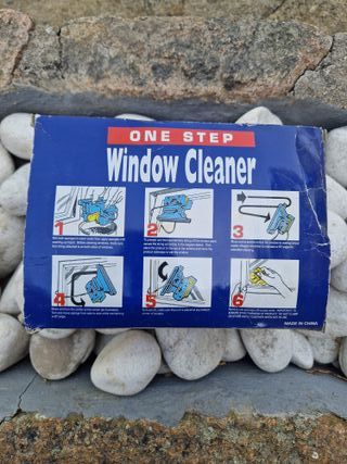 Limpiador de ventanas de vidrio magnético de doble