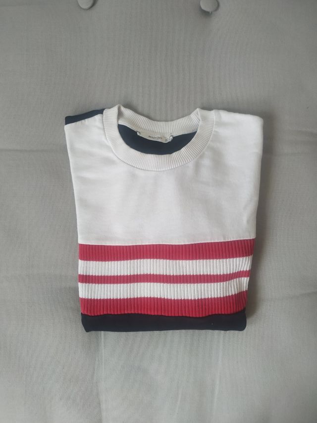 Sudadera Mango tricolor