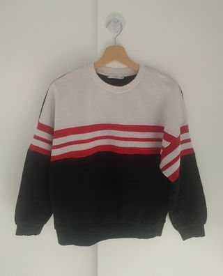 Sudadera Mango tricolor