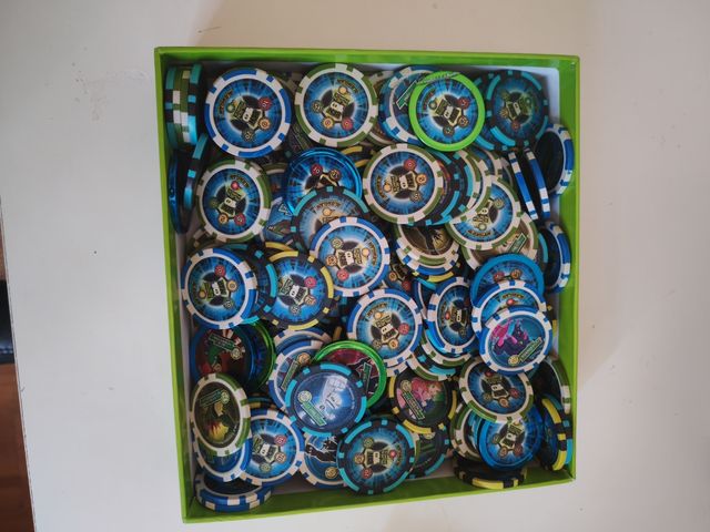 Scatola dischetti Ben Ten - oltre 100 pezzi 