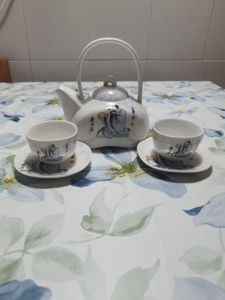 Set da tè in porcellana cinese