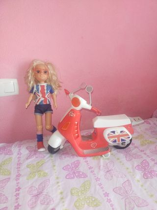 Muñeca Nancy motorista