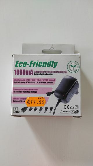 Adaptador 220v AC a DC 3v 4,5v 5v 6v 7v 9v 12v