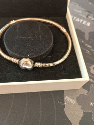 Pulsera Pandora plata - serpiente