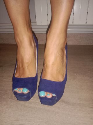 Tacones blancos - 12cm