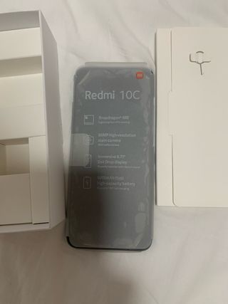 Xiaomi Redmi 10C + 2 protectores d pantalla + fund