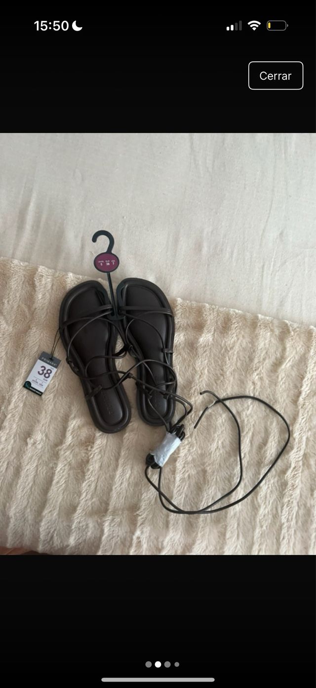 Sandalias romanas Primark marrón 38