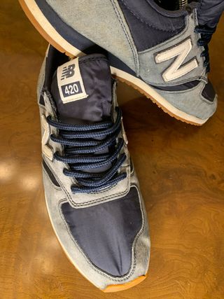 Zapatillas New Balance 420 - Azul Gris