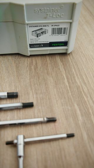 5 llaves Allen en T (Beta 951) y Festool Systainer