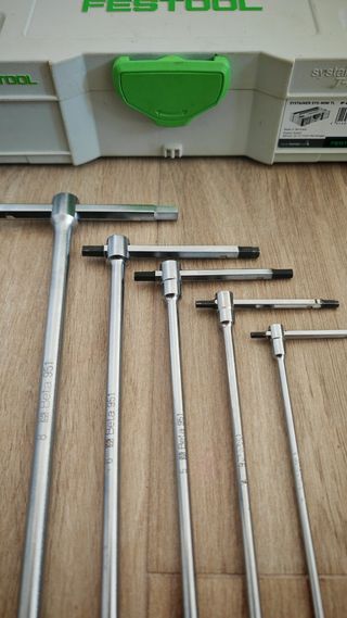 5 llaves Allen en T (Beta 951) y Festool Systainer