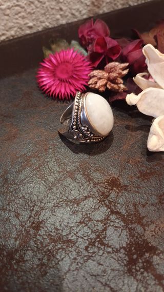 Anillo plata 925 - piedra luna