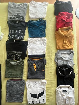 14 Camisetas y Polos Variados