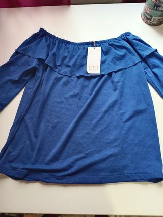 Blusa Milano azul - Talla M