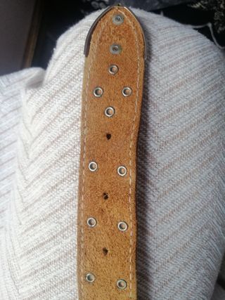 Cinturones artesanales. 
