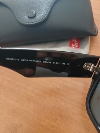 Ray Ban Mega Wayfarer neri