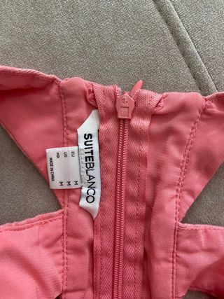 Vestido cóctel rosa