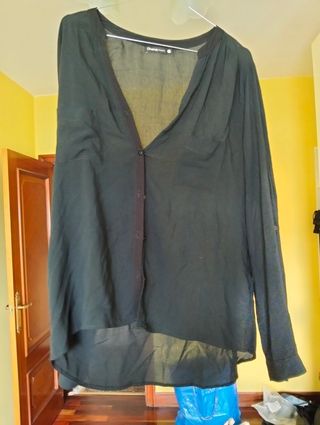 Camisa negra Shein - Talla L