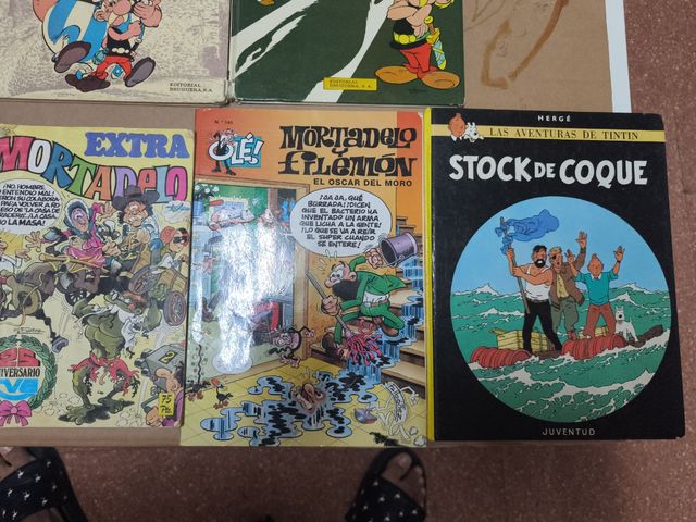 Lote de comics mortadelo y Filemon y Astérix