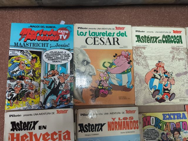 Lote de comics mortadelo y Filemon y Astérix