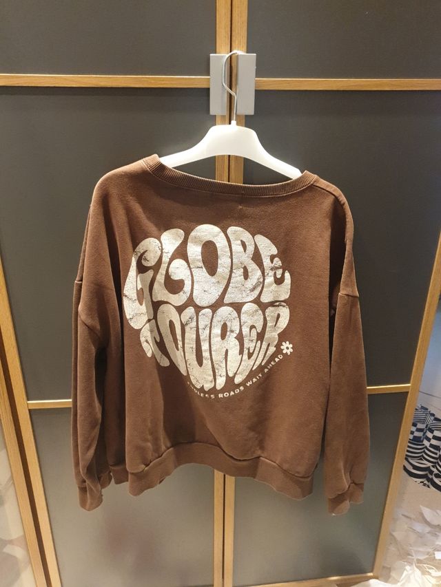 Sudadera Pull&Bear marrón - Talla L