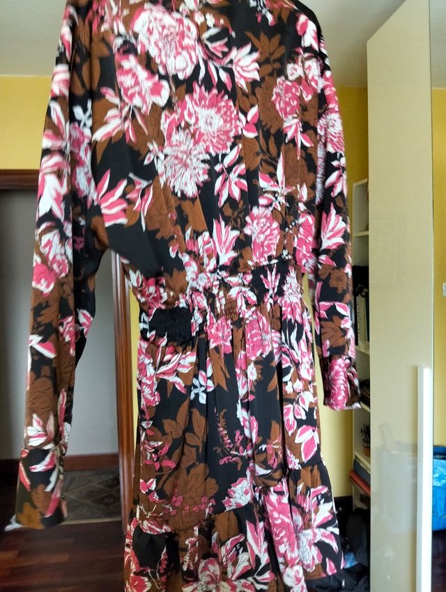 Vestido Zara estampado flores