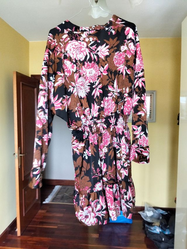Vestido Zara estampado flores