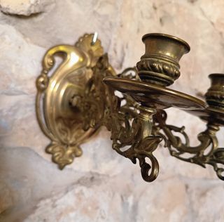 Espectacular Candelabro Art Nouveau