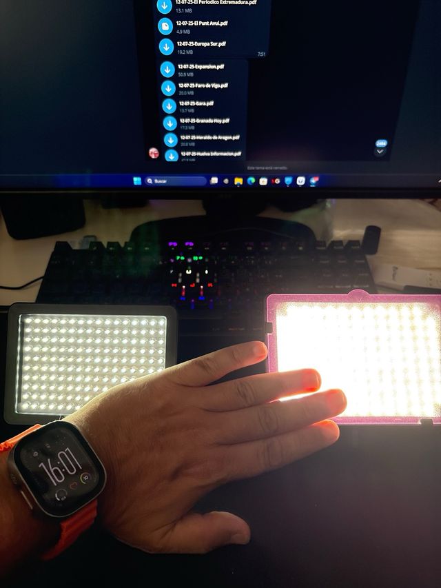 2 Focos LED - Iluminación