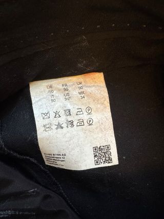 Traje Hugo Boss Negro