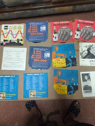 15 Minidiscos Varios Artistas vinilo