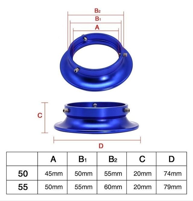 Embudo admisión con espuma y malla metalica