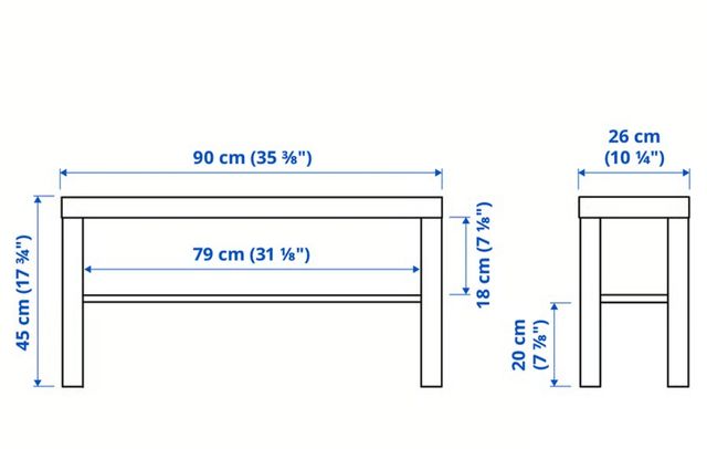 Mueble LACK Ikea. Estatería, zapatero, television