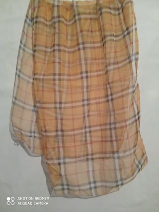 Pañuelo gasa vintage beige