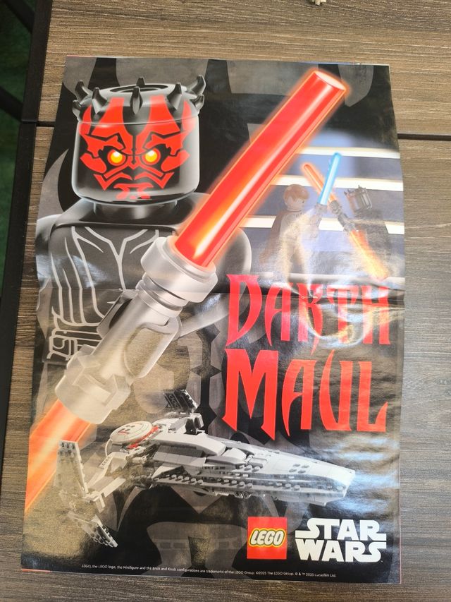 Póster LEGO Star Wars Darth Maul