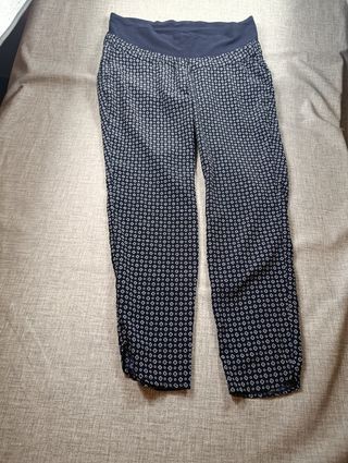 Pantalones estampados - Azul y blanco